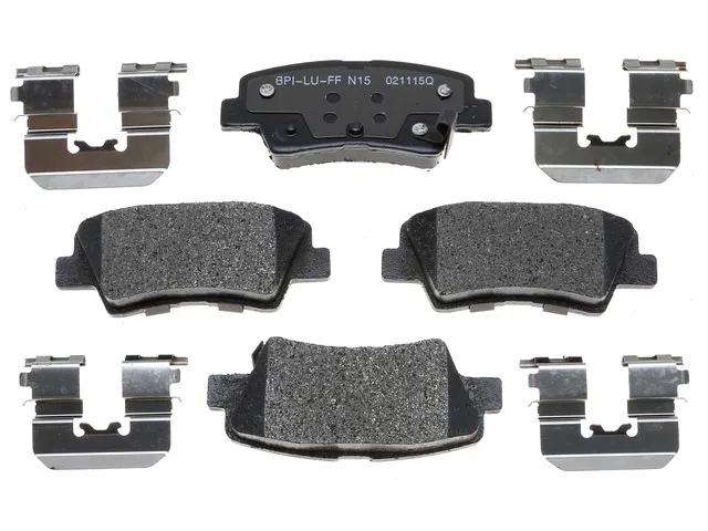 MGD1544CH – R/M BRAKES Brake Pad, OE Replacement Ceramic 3.930 Inch Plate Length Includes Mounting Hardware